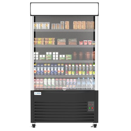 KOOLMORE Commercial Grab and Go Merchandiser, Black, 24 Cu. Ft. CDA-25C-BK